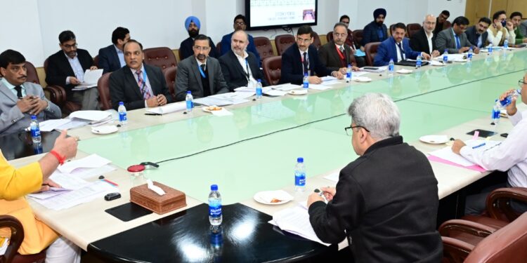 Lt Governor chairs high-level meeting of Public Sector Banks, Administrative Departments & other Financial Institutions