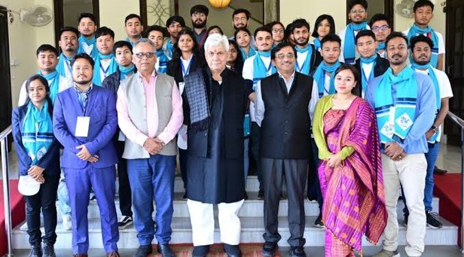 LG interacts with students from Assam