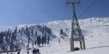Gulmarg receives 5cm snowfall, light rains in plains in J&K