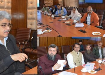 Atal Dulloo reviews Cluster Development Project Procurements