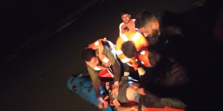 Teenage Boy Falls into Flood Channel in Srinagar Locality; Rescue Op Underway