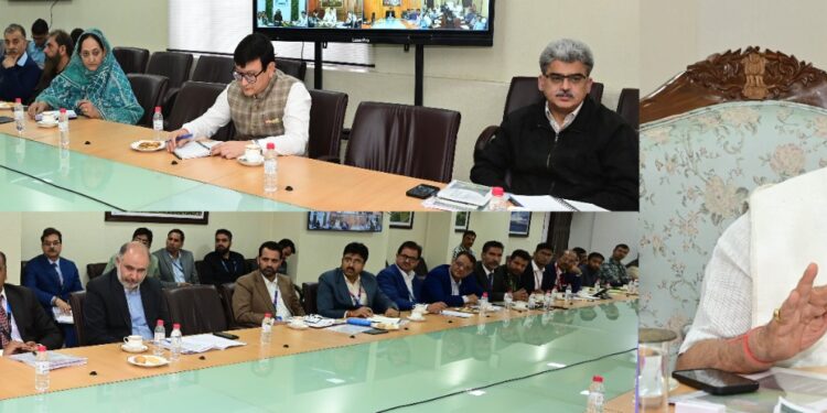 Lt Governor reviews implementation of Agriculture credit schemes of banking & financial institutions for Holistic Agriculture Development Program (HADP)