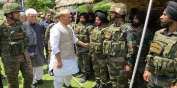 Rajnath Singh Visits Rajouri; Reviews Army’s Preparedness, Security Situation