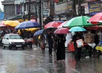 Intermittent Rains Continue, MeT Forecasts More In J&K