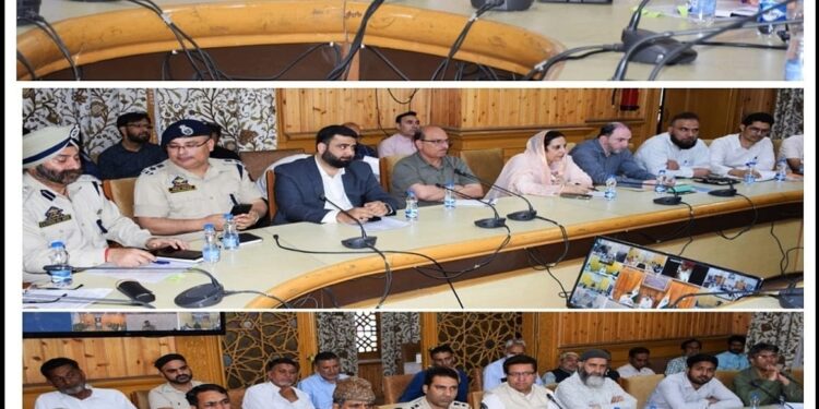 Div Com Kashmir reviews arrangements for Eid ul Azha & Muharram ul Haraam