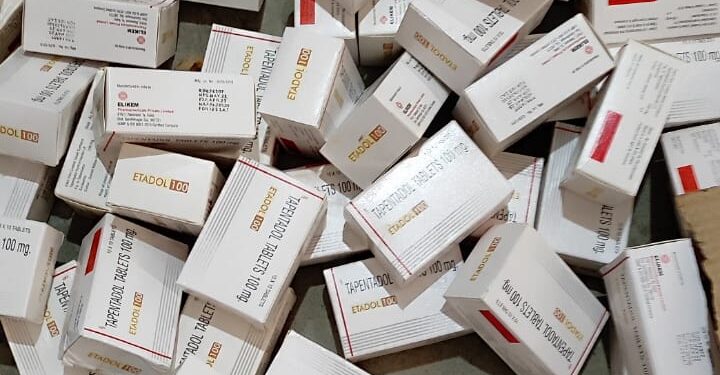 Drug Control Department Kashmir seizes 23k tablets of different brands of Tapentadol worth Rs 6.7lac