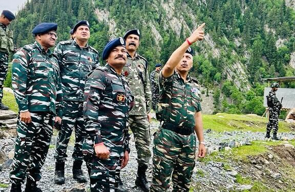 IG CRPF Review Security For Amarnath Yatra