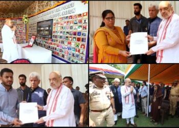 Martyrdom of Numerous J&K Police Personnel Testament What Kashmir & Its People Stand For, says Home Min Amit Shah