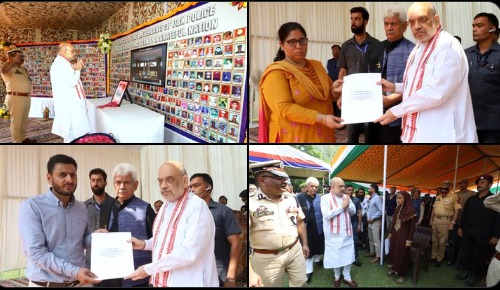 Martyrdom of Numerous J&K Police Personnel Testament What Kashmir & Its People Stand For, says Home Min Amit Shah