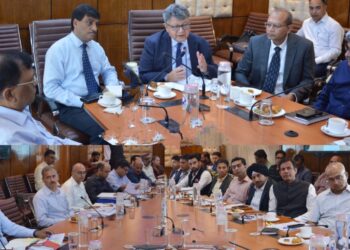 VC NITI Aayog appreciates brisk digital transformation in J&K; rankings of UT’s administrative units