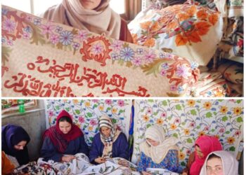 Success Story: Razia Sultan, a Crewel Embroidery Entrepreneur from Kupwara & ‘Karkhandar’ scheme beneficiary, establishes successful venture