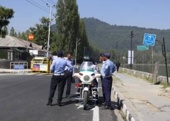 RTO Kashmir takes strong action against Drivers driving without Helmet