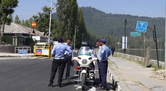 RTO Kashmir takes strong action against Drivers driving without Helmet