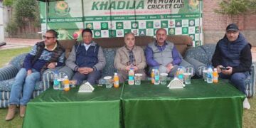 Annual Khadija memorial cricket Cup-2023 kicks off at GVEI