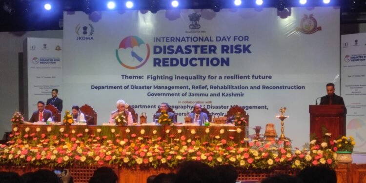 DDMRR&R in Unison With Department of Geography & Disaster Management, University of Kashmir, Celebrate International Day for Disaster Risk Reduction-2023