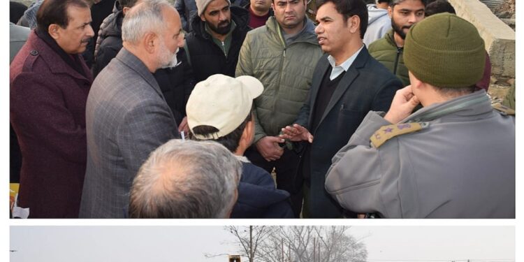 Pace up Barzulla Bund Road Work: Div Com To Officers
