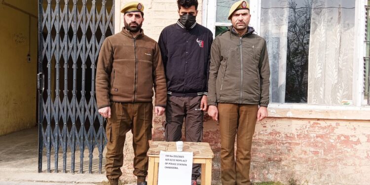 Police arrests 02 drug peddlers in Budgam, Ganderbal; Contraband substances recovered