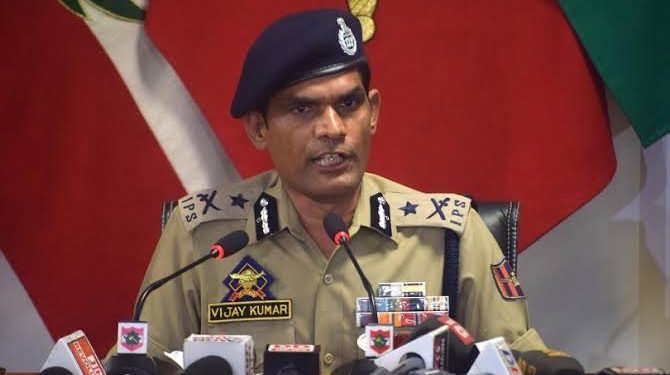 ADGP Vijay Kumar Visits Poonch, Reviews Law and Order