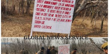 Police Attaches Orchard Land of Person Accused in Terror-related Act in Ganderbal