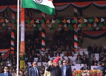 Republic Day Eve: LG Manoj Sinha Unfurls National Flag at Republic Day Function in Jammu