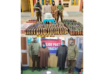 5 Drug Peddlers Arrested in 2 South Kashmir Districts