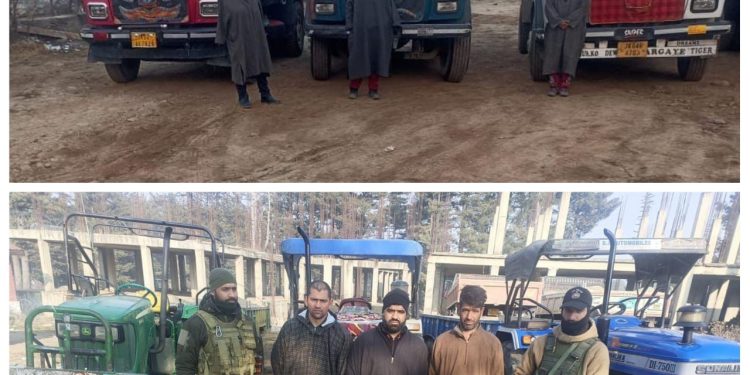 Illegal Mining of Minerals: Police Seizes 6 vehicles, Arrests As Many drivers