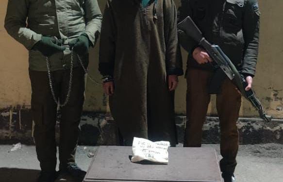 Drug Peddler Arrested With Contraband Substance in Baramulla
