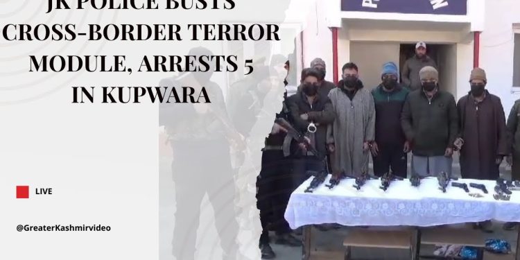 ‘J-K Police Busts Cross-border Terror Module, Arrests 5 in Kupwara’