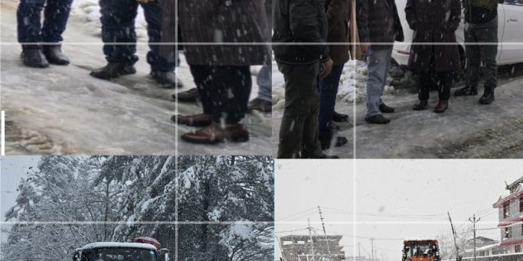 District Administration Kupwara ensures swift restoration efforts despite heavy snowfall