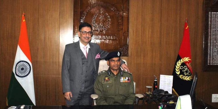 Vijay Kumar (IPS) Assumes Additional Charge As ADGP Armed J&K