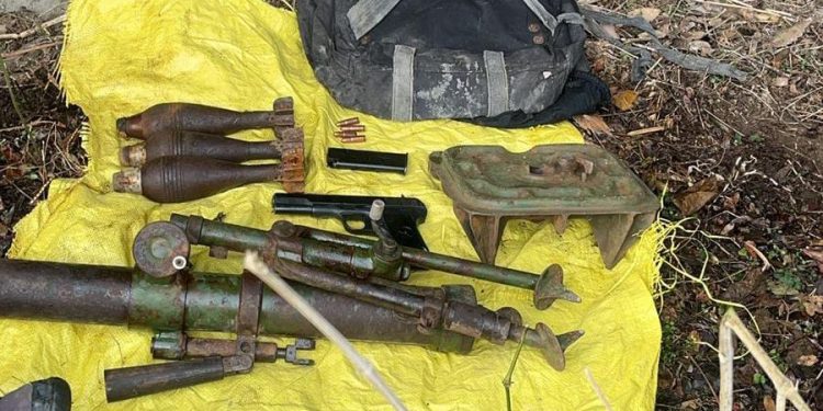 Hideout Unearthed In Surankote Poonch, Arms And Ammunition Recovered