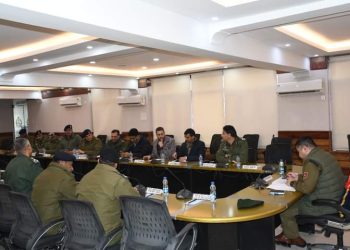 IGP Kashmir V.K Reviews Security Arrangements for Mehraj-ul-Alam, Other Forthcoming Important Events