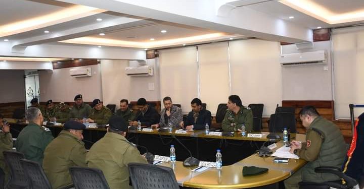 IGP Kashmir V.K Reviews Security Arrangements for Mehraj-ul-Alam, Other Forthcoming Important Events