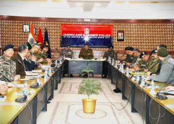 IGP Kashmir Revisits Security In Joint Meeting at PCR Kashmir