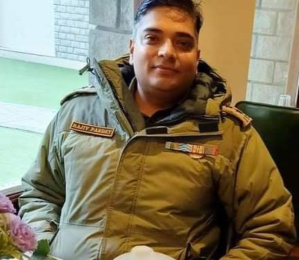 Rajiv Omprakash Pande Posted As DIG Central Kashmir Range