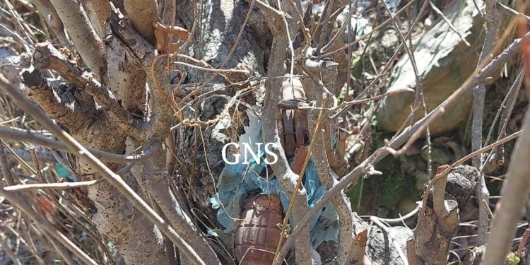 Rusted grenades, bullets found in Rajouri