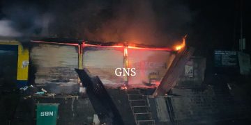 4 shops gutted in fire incident in Surankote Poonch