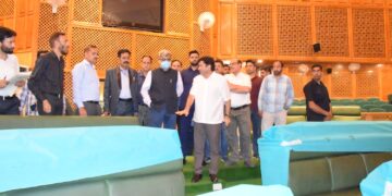 Atal Dulloo reviews progress of renovation of Assembly Complex Sgr