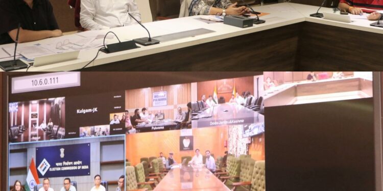 Assembly Elections- 2024: ECI conducts virtual conference to review SVEEP activities, AMFs for electorate in J&K