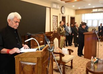 Mubarak Gul Takes Oath As Protem Speaker At Raj Bhawan