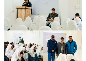Media Awareness Programme held at HSS Gingal, Journalist Nadeem Khawaja delivered Guest lecture