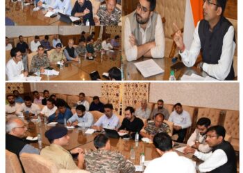 Div Com Anshul Garg reviews arrangements for the visit of Parliamentary Standing Committee on Home Affairs