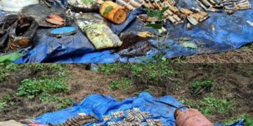Arms And Ammunition Recovered In North Kashmir: Police