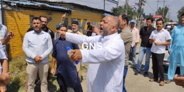 Residents Stage Peaceful Protest In Panthachowk Against Proposed Wine Shop, Seek Govt Intervention